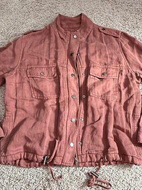 Rails Women's Utility Jacket in Dusty Rose